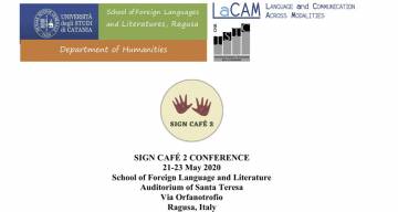 Sign Café 2 CONFERENCE, 21-23 May 2020